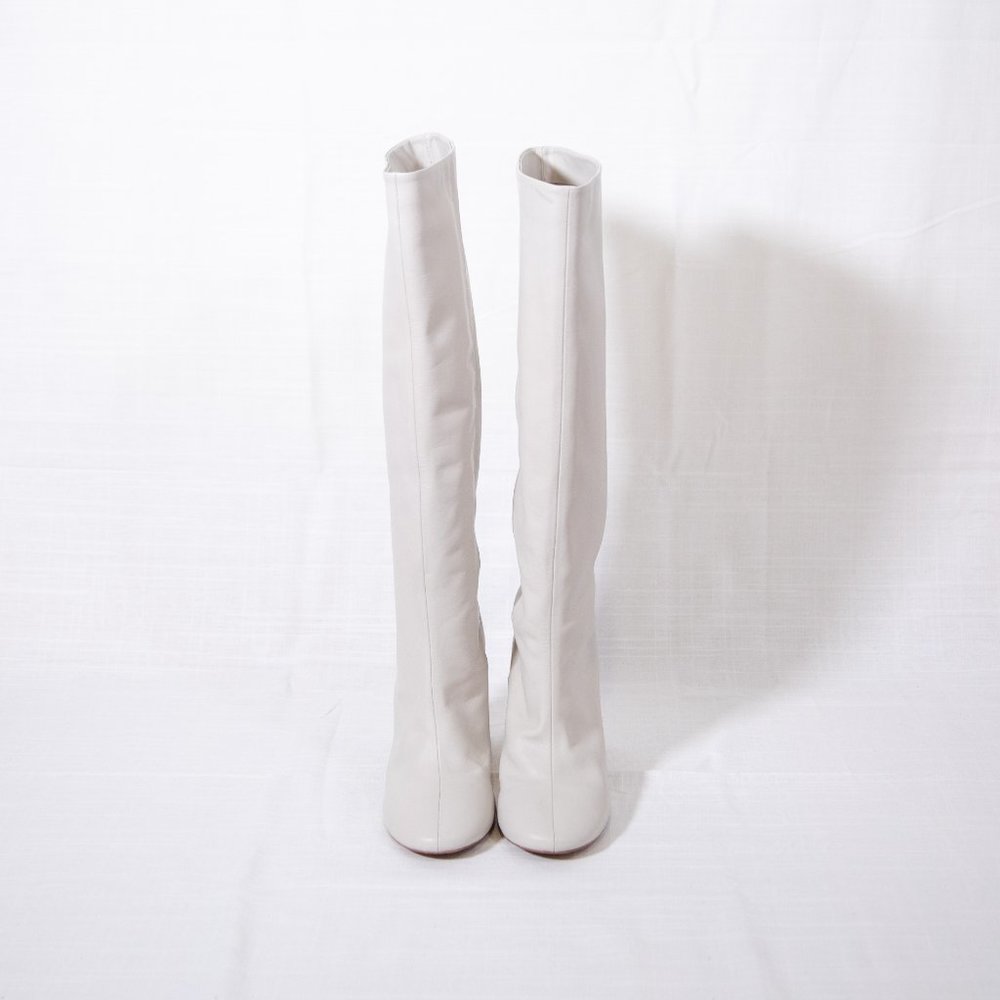 OS Gathered Slouch Leather Boots